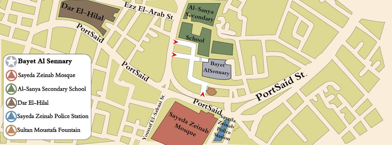 Directions to Beit Al-Sinnari